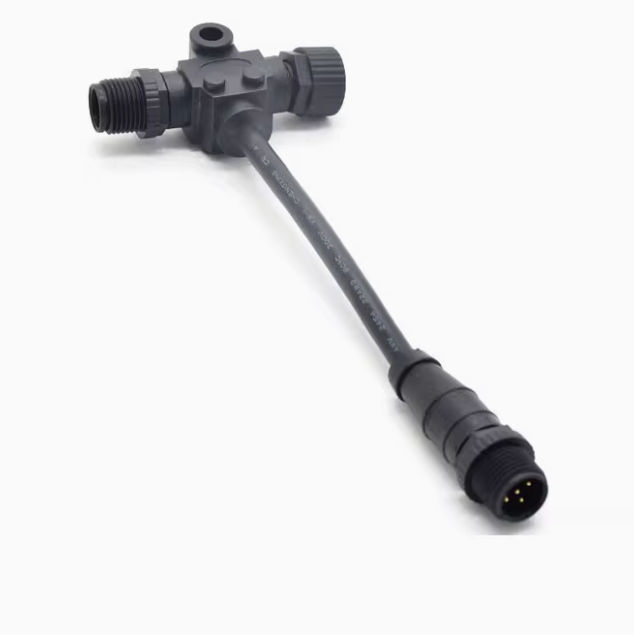 NMEA 2000 5 - Pin M12 Waterproof T Cable 1FT